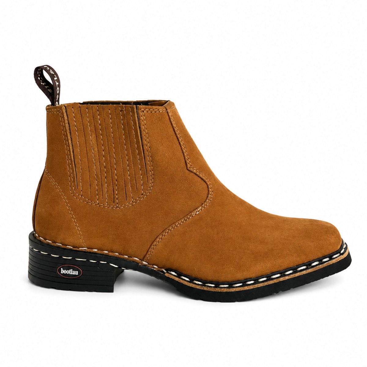 Tradicional nobuck bico quadrado