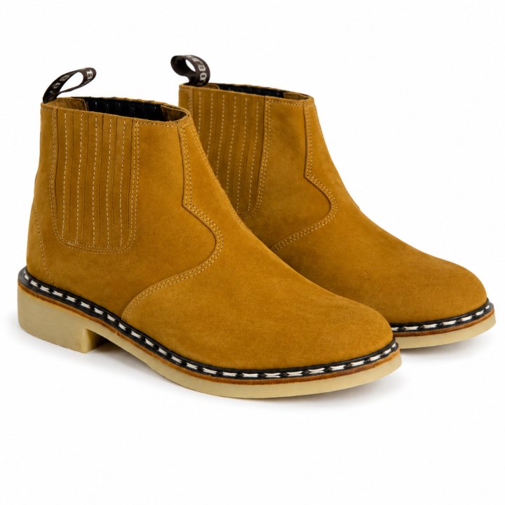 Vira Francesa Tradicional nobuck - Camel